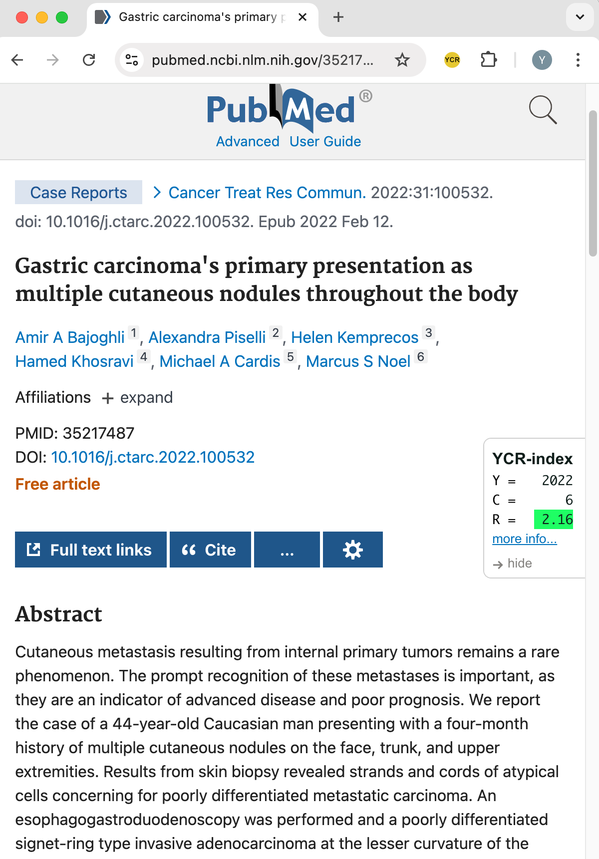 YCR-index Extension1